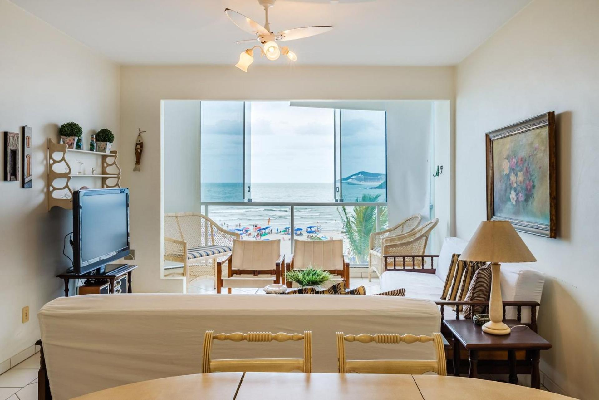 Apartament Apto Pe Na Areia Com Linda Vista Frente Mar Cel403 Balneário Camboriú Zewnętrze zdjęcie