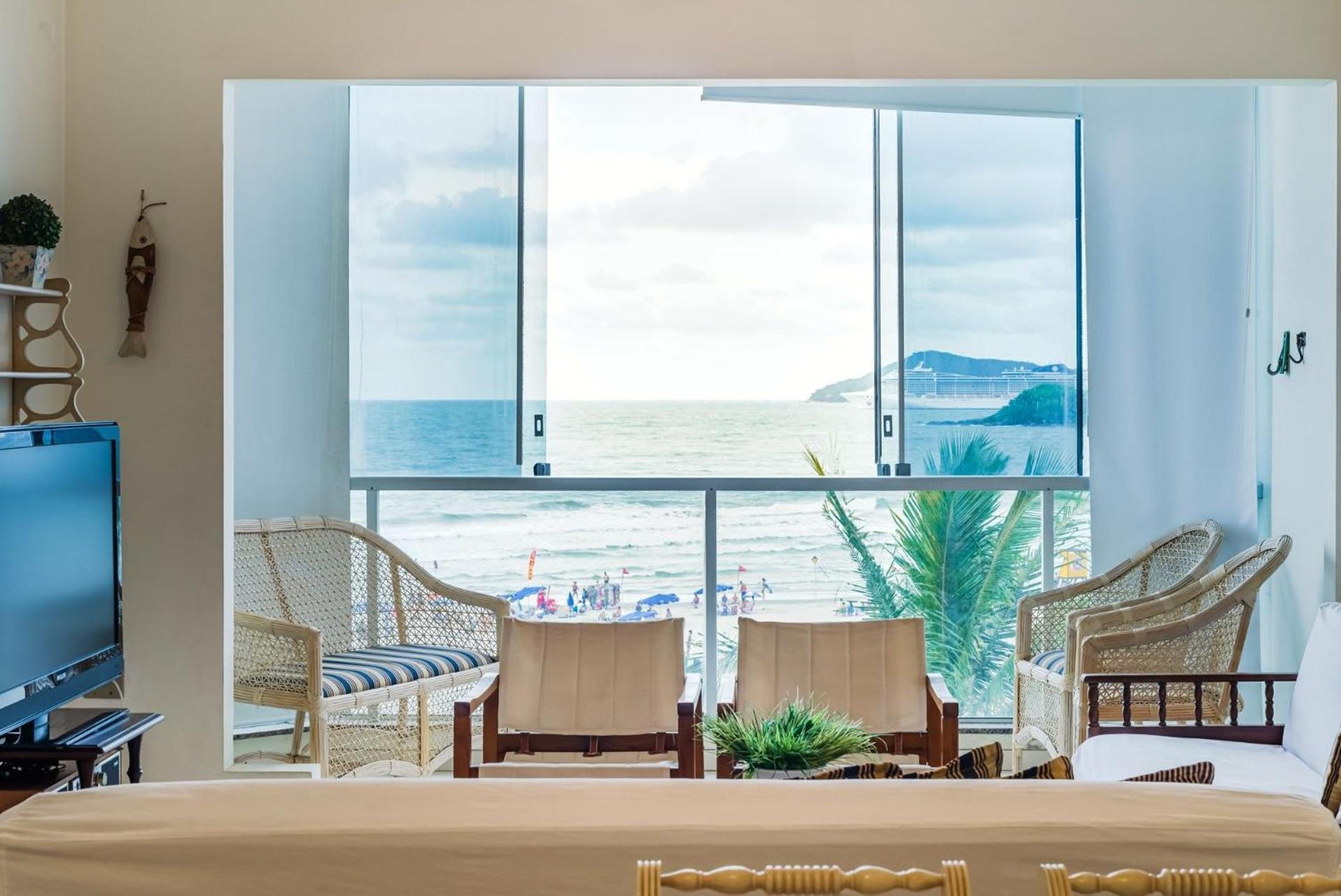 Apartament Apto Pe Na Areia Com Linda Vista Frente Mar Cel403 Balneário Camboriú Zewnętrze zdjęcie
